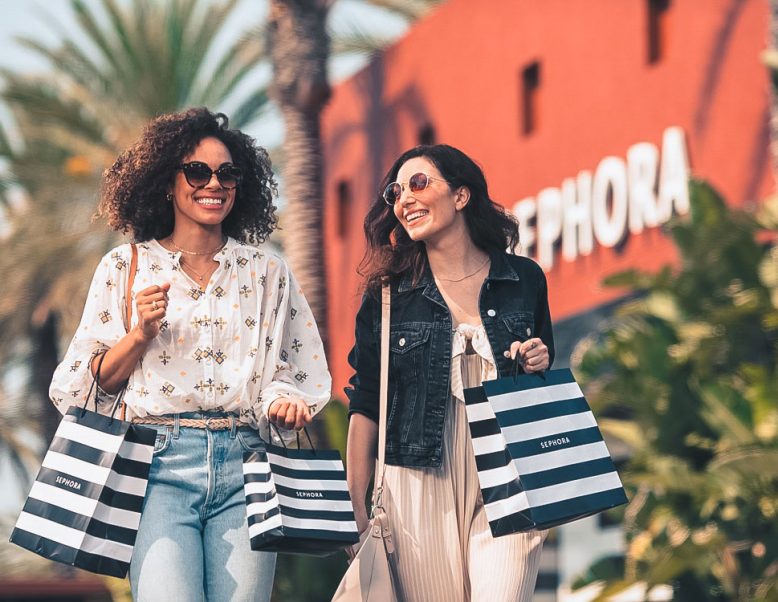 Shoppers at the Market Place in Irvine