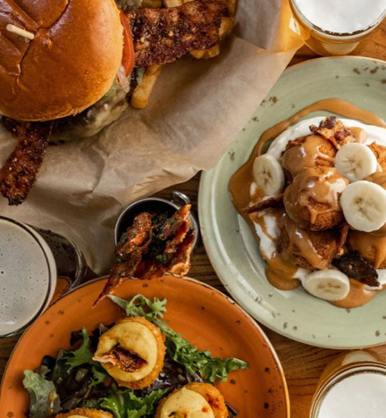 The Bacon Experience Dinner At Lazy Dog The Market Place