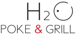 Logo for H2O Poke & Grill