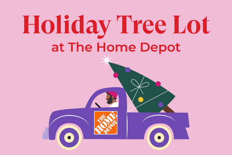 Holiday Tree Lot At The Home Depot - The Market Place