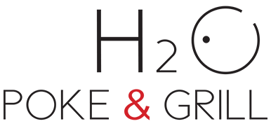 Logo for H2O Poke & Grill